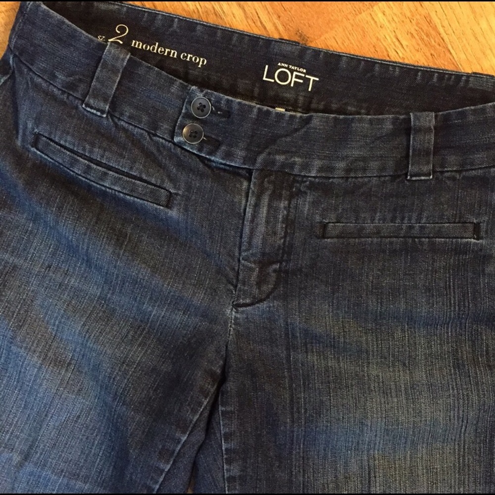 LOFT Modern Crop Jeans